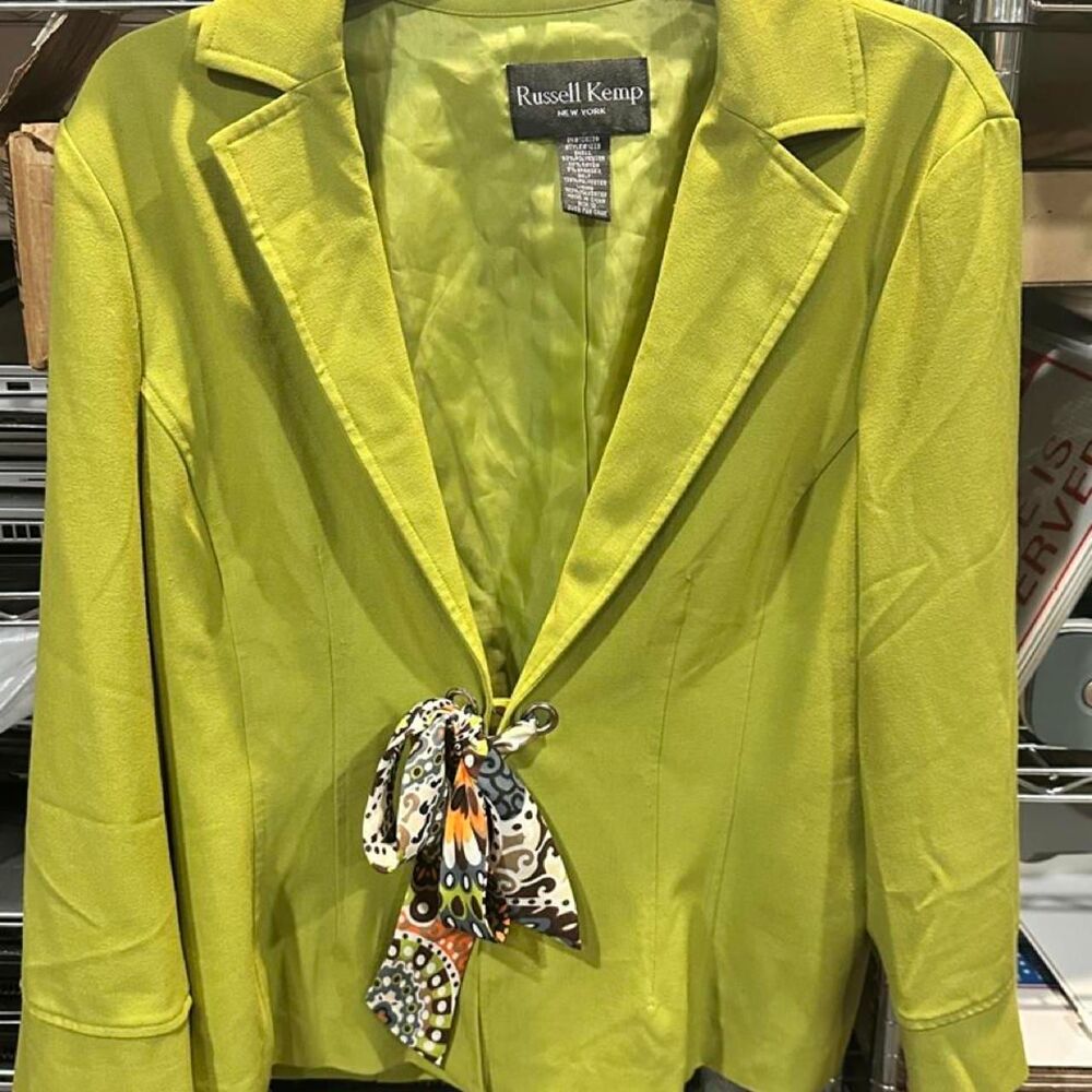 Unbranded Women's Green and Yellow Jacket